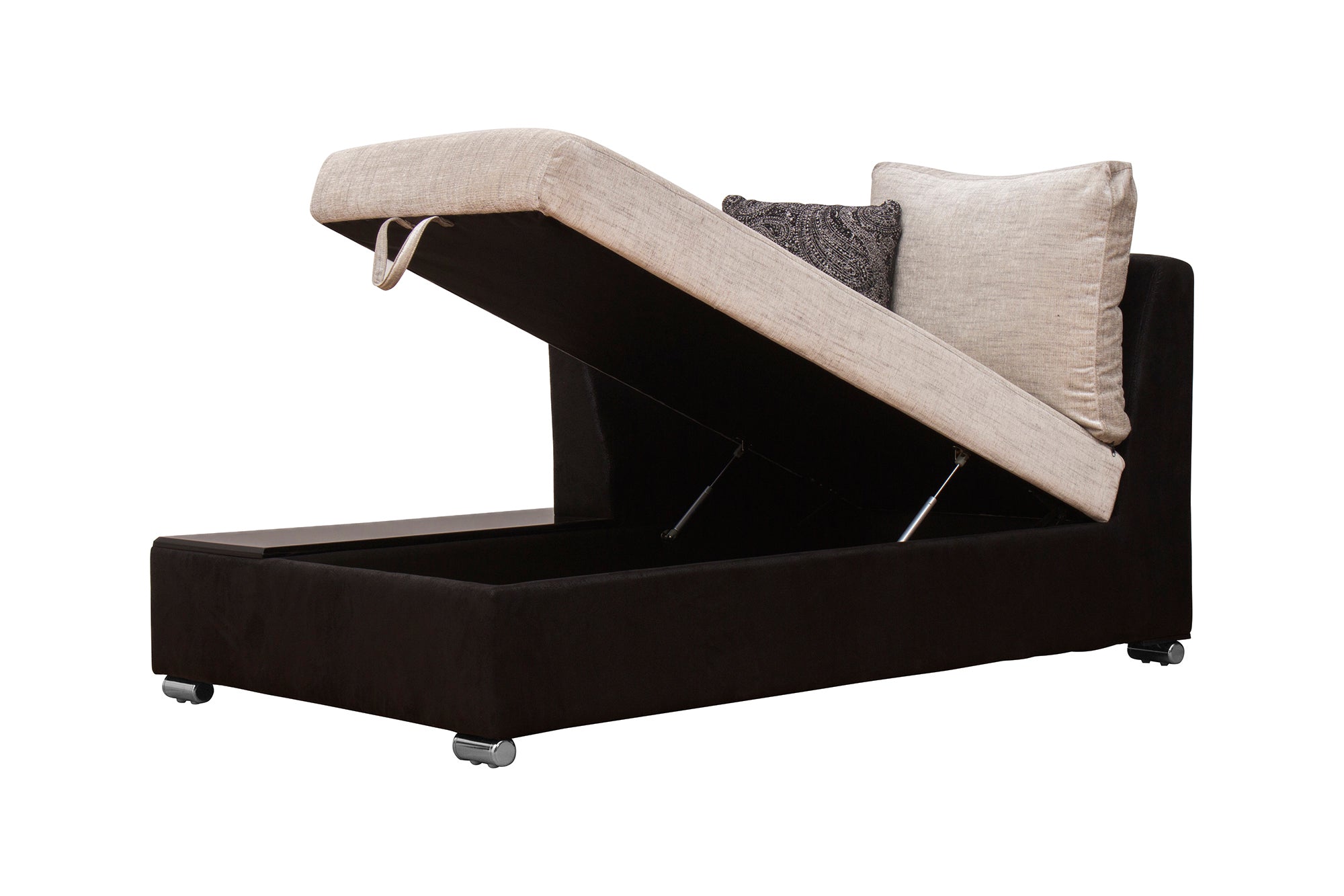 Mabel Fabric 8 Seater LHS Corner Sofa In Ivory Cream Colour - Febonic Living