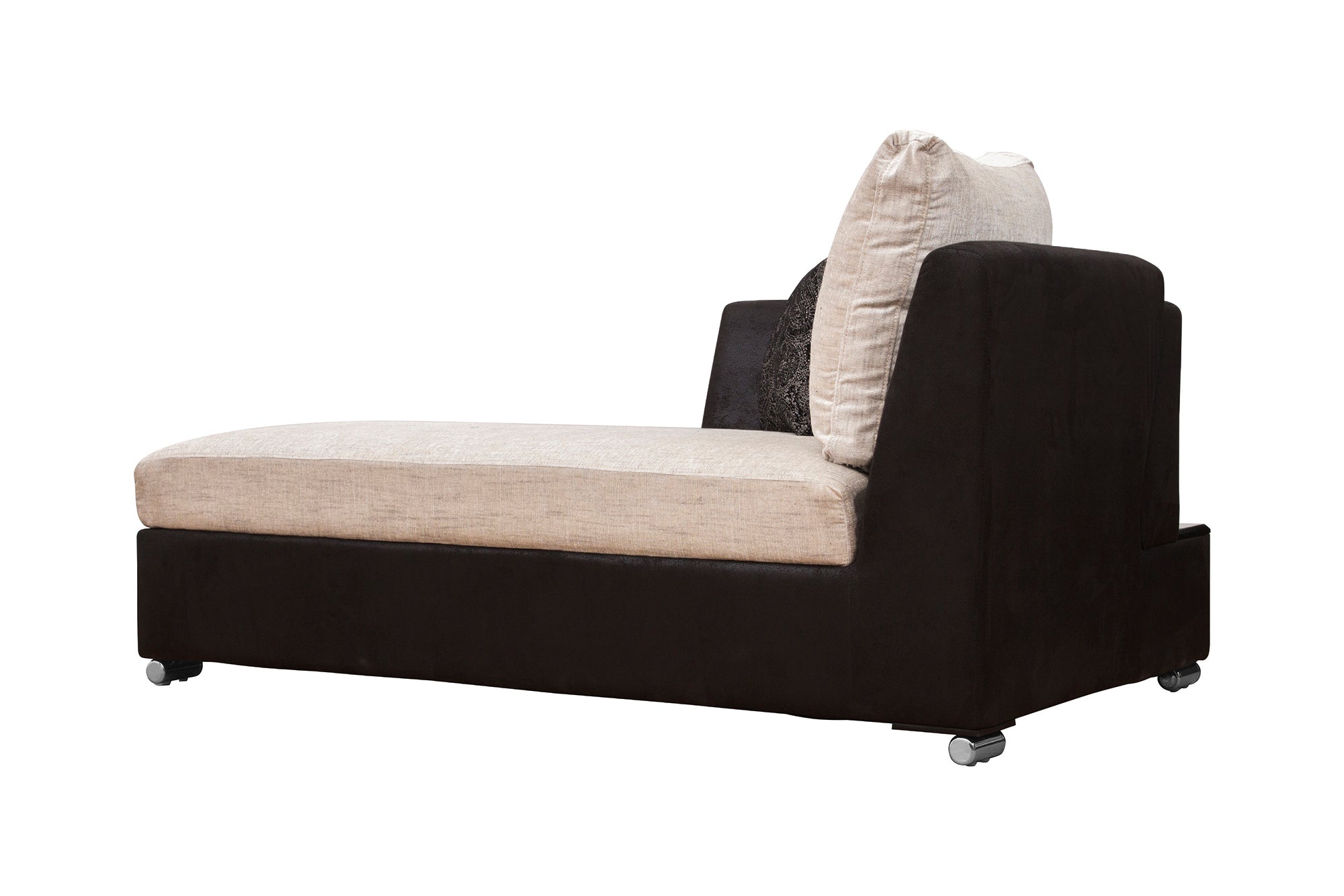 Mabel Fabric 8 Seater LHS Corner Sofa In Ivory Cream Colour - Febonic Living