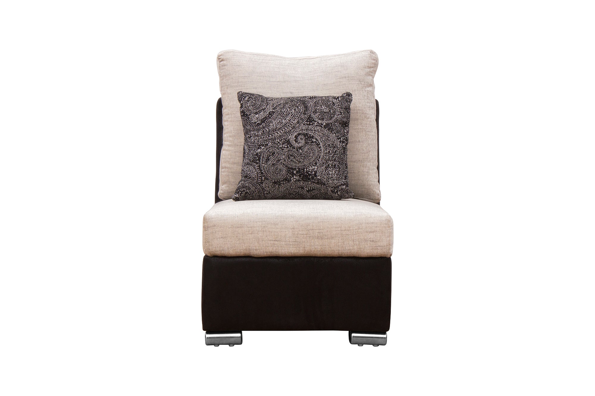 Mabel Fabric 8 Seater RHS Corner Sofa In Ivory Cream Colour - Febonic Living