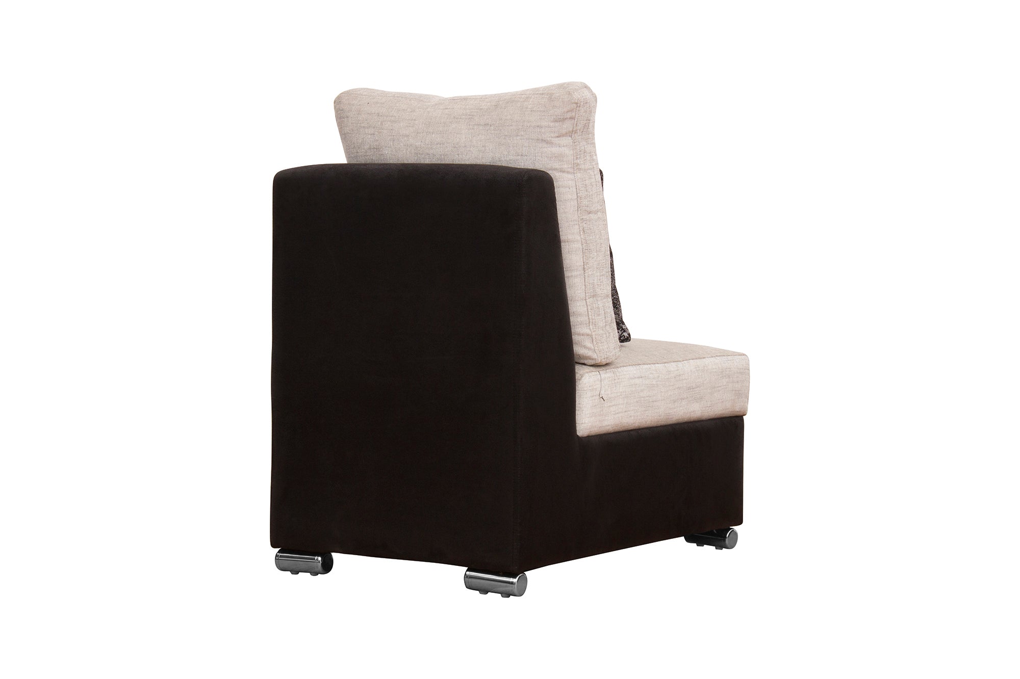 Mabel Fabric 8 Seater RHS Corner Sofa In Ivory Cream Colour - Febonic Living