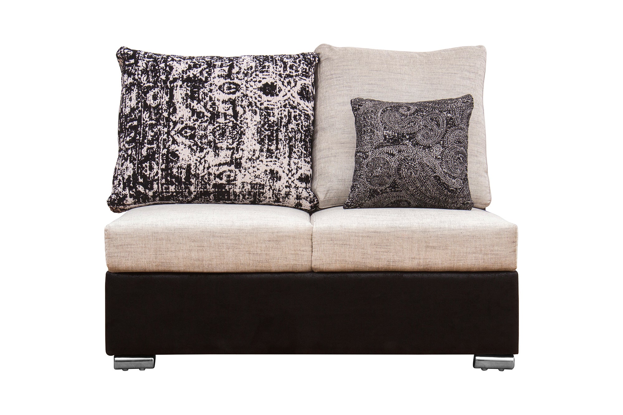 Mabel Fabric 8 Seater RHS Corner Sofa In Ivory Cream Colour - Febonic Living