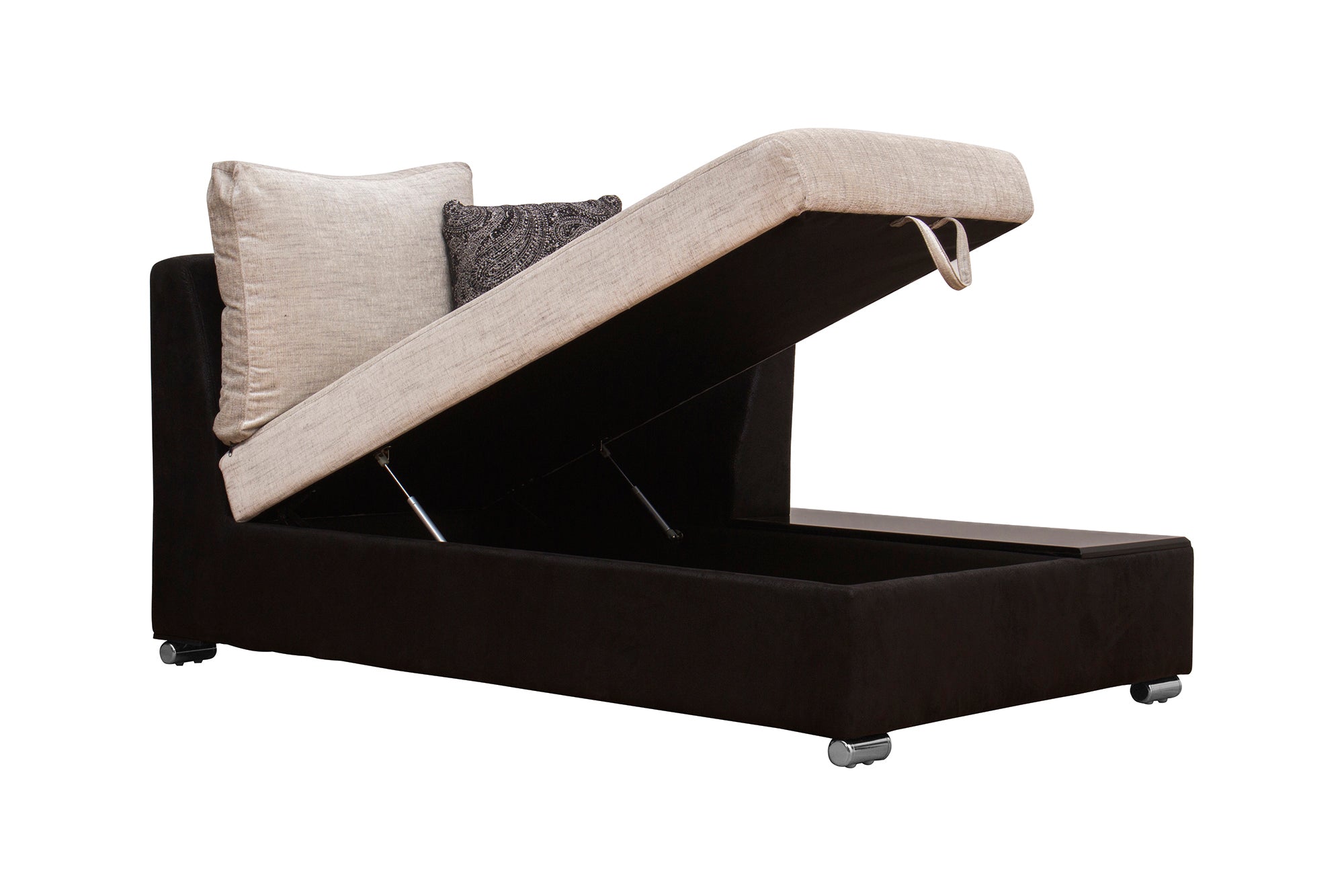 Mabel Fabric 8 Seater RHS Corner Sofa In Ivory Cream Colour - Febonic Living