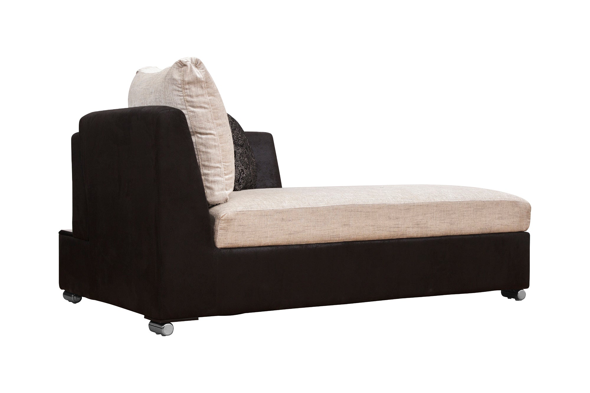 Mabel Fabric 8 Seater RHS Corner Sofa In Ivory Cream Colour - Febonic Living