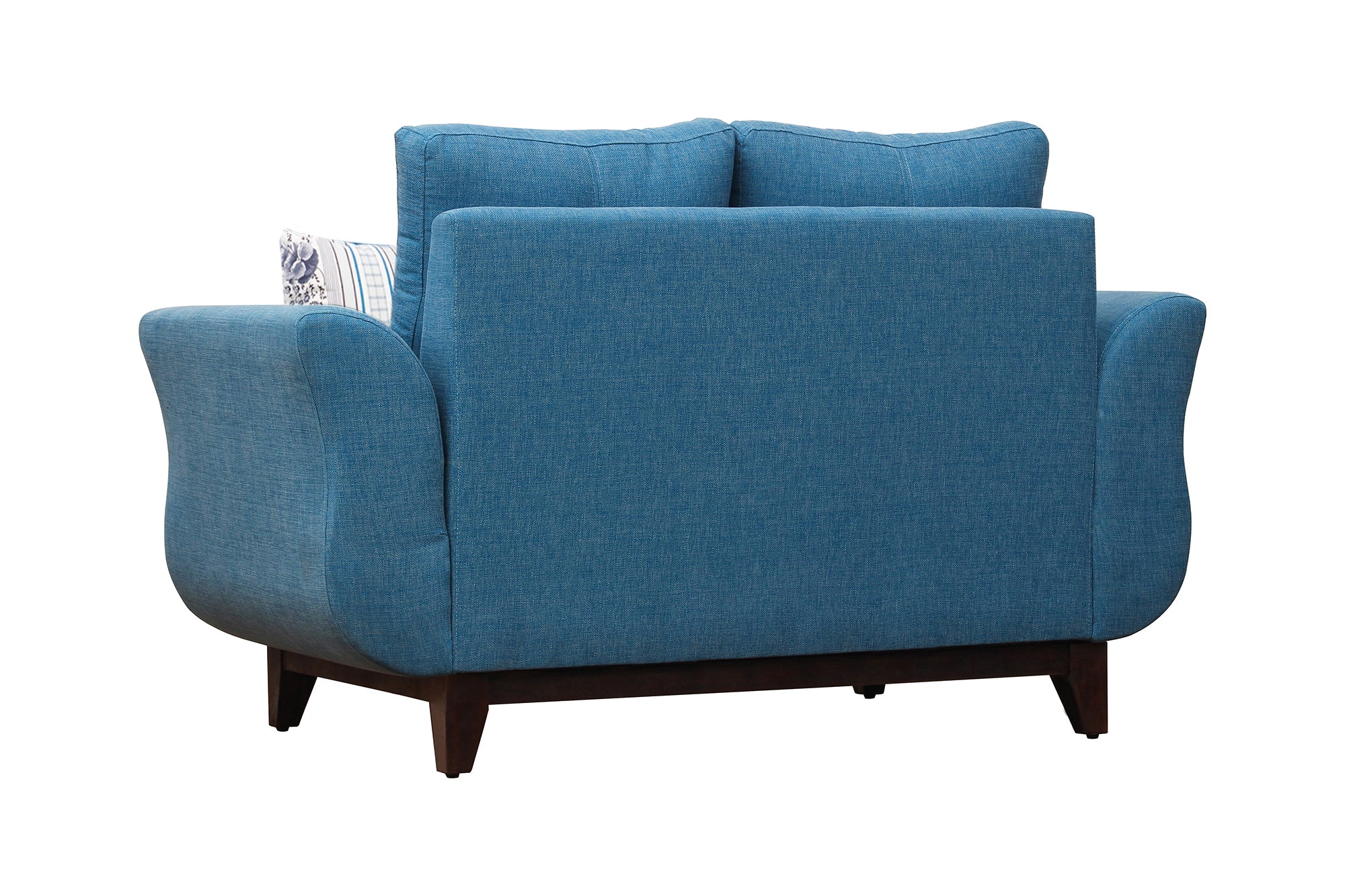 Bola Fabric 2 Seater Sofa In Denim Blue Colour