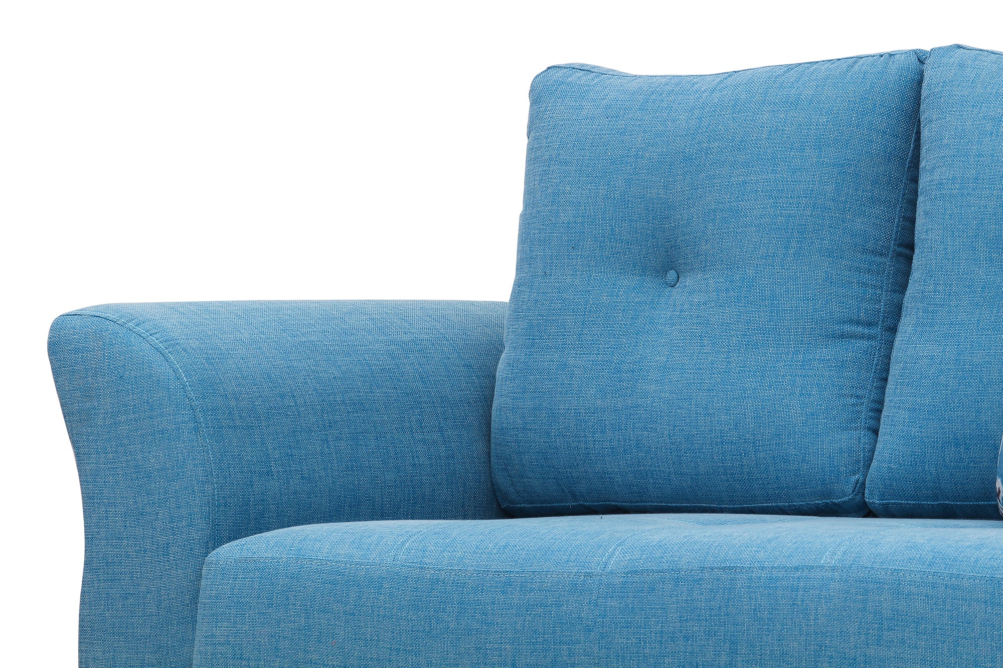 Bola Fabric 2 Seater Sofa In Denim Blue Colour - Febonic Living