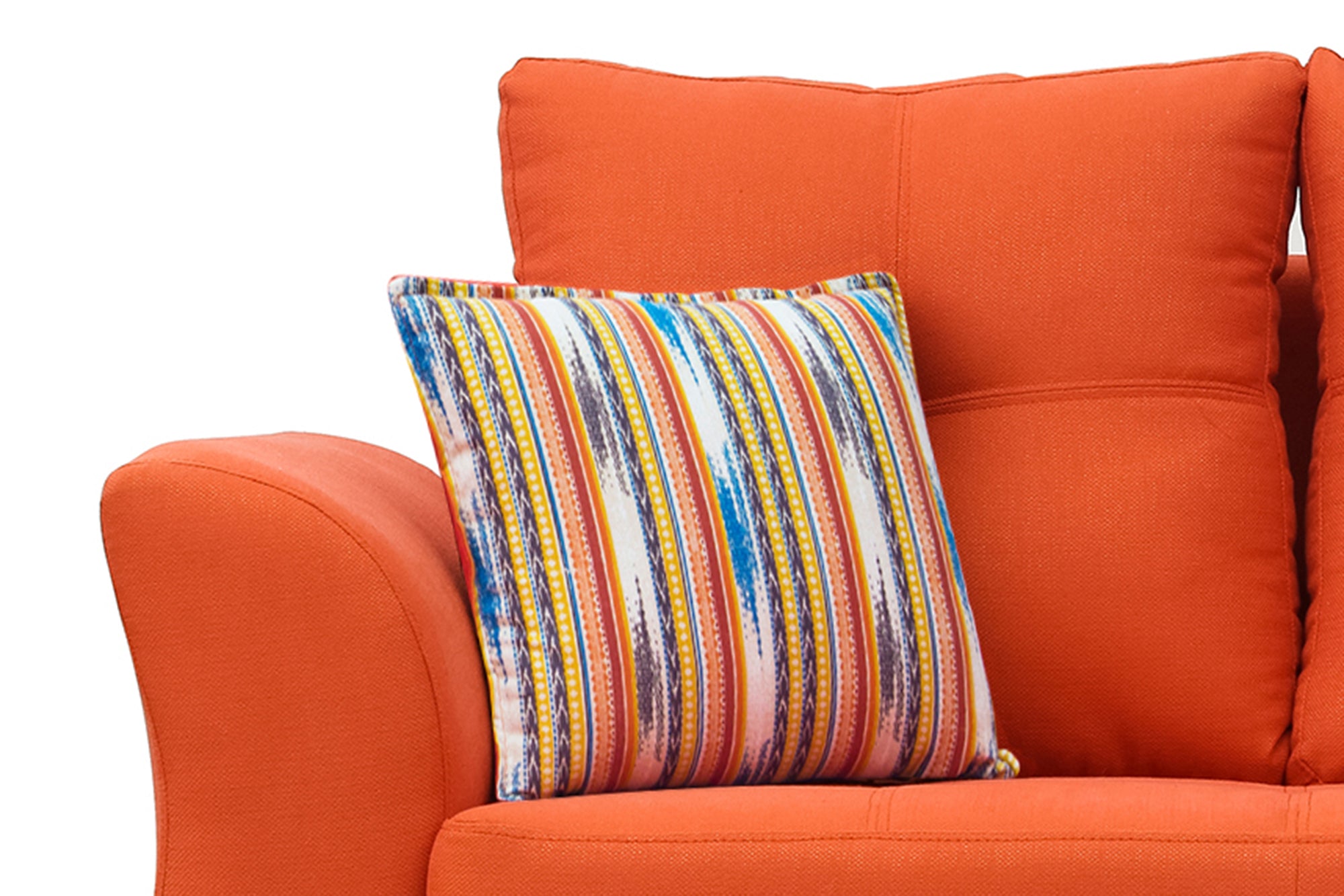 Bola Fabric 2 Seater Sofa In Dark Colour Colour - Febonic Living