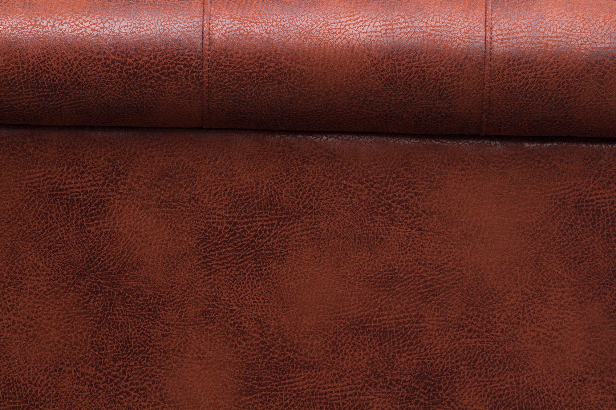 Fardy Leatherette 1 Seater Sofa In Red Maroon Colour - Febonic Living