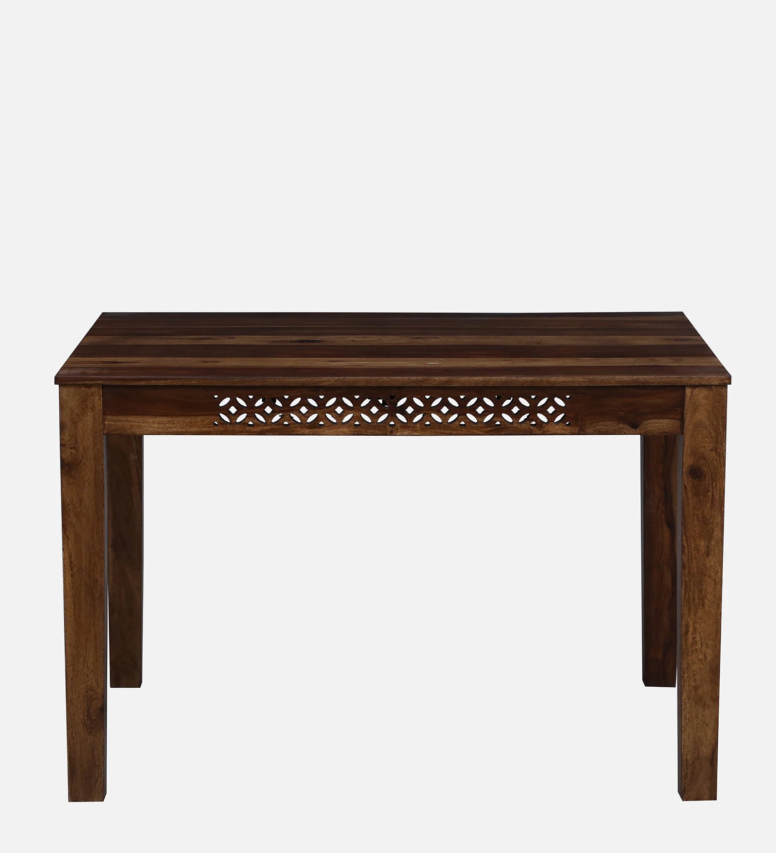 Sahni Sheesham Wood 4 Seater Dining Set In Scratch Resistant Provinicial Teak Finish With Bench - Febonic Living