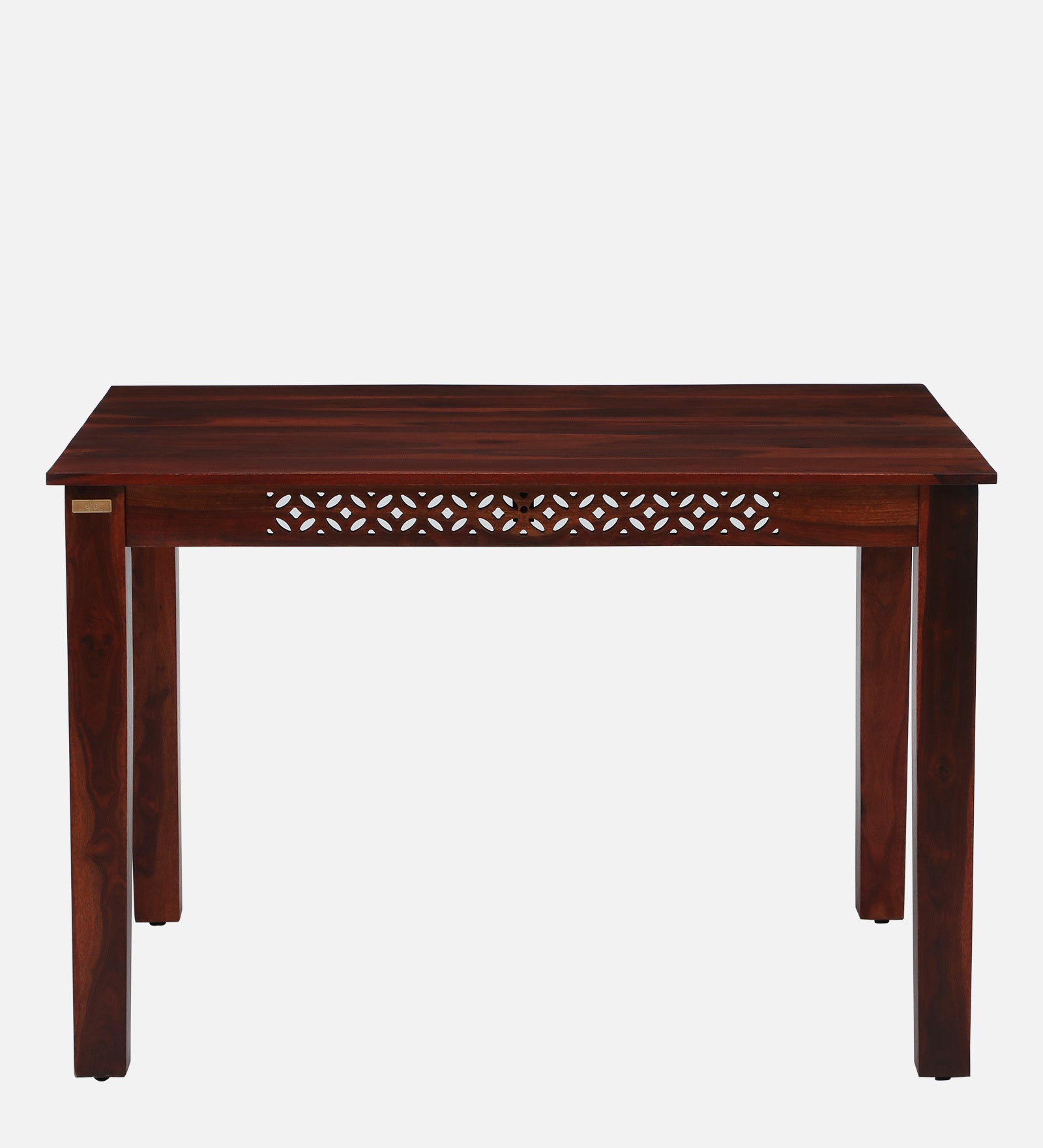 Sahni Sheesham Wood 4 Seater Dining Set in Scratch Resistant Honey Oak Finish With Bench - Febonic Living