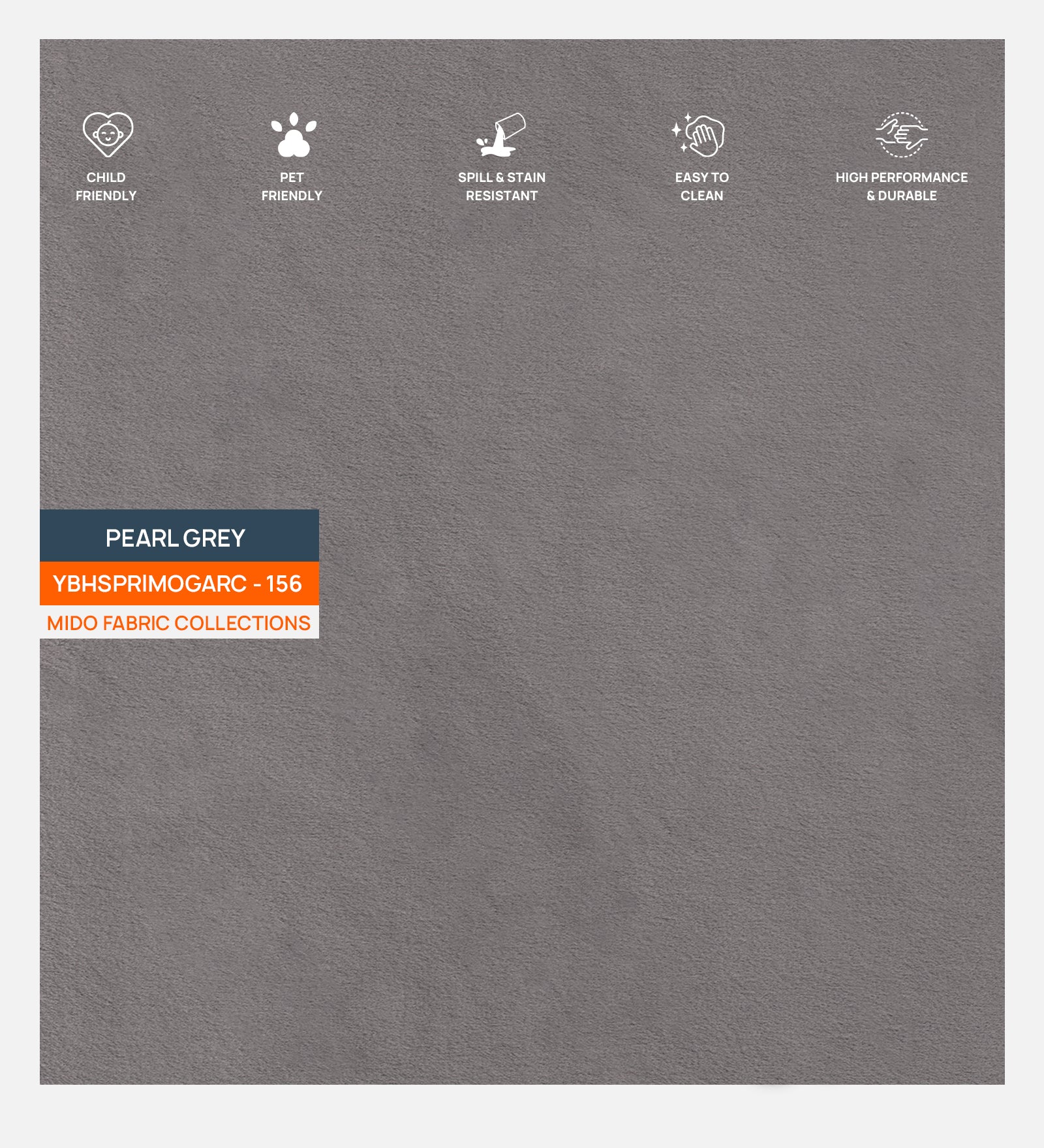 Niya Velvet Wing Chair In Pearl Grey Colour - Febonic Living