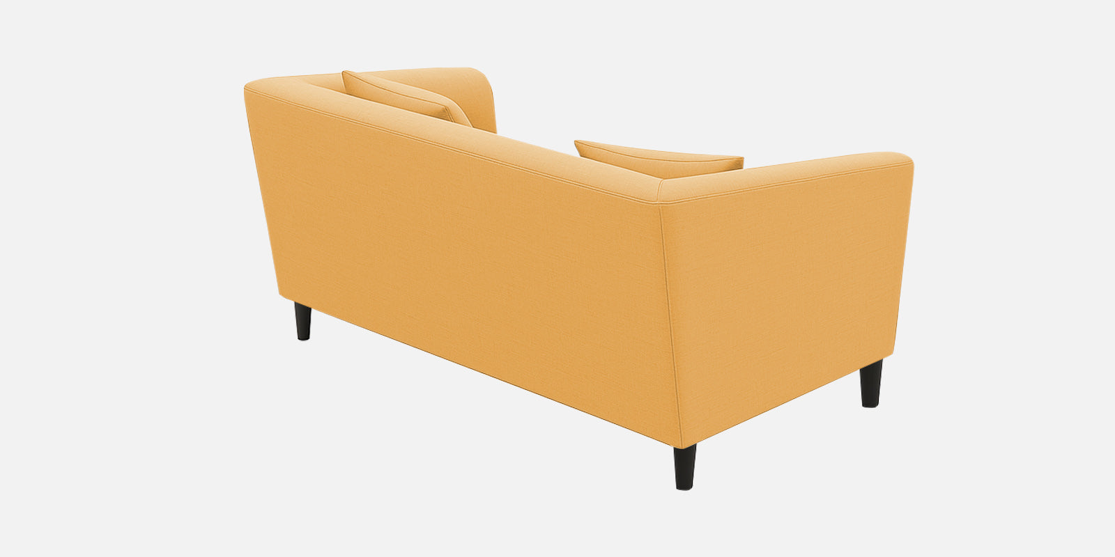 Polon Fabric 2 Seater Sofa In Corn Yellow Colour