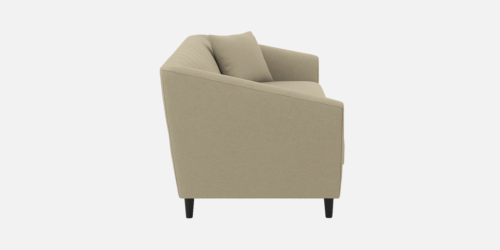 Polon Fabric 2 Seater Sofa In Honey Beige Colour