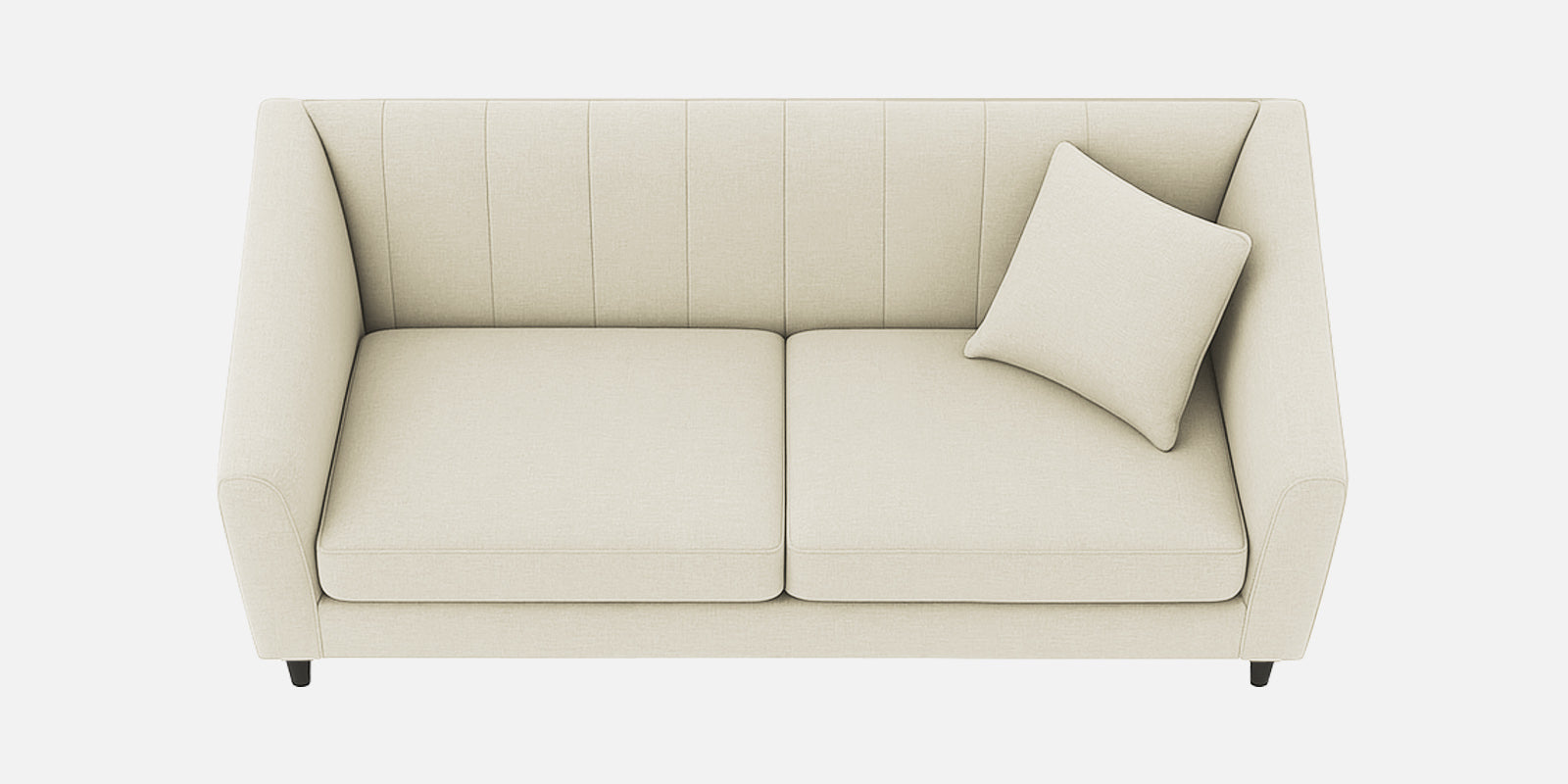 Polon Fabric 2 Seater Sofa In Maple Cream Colour