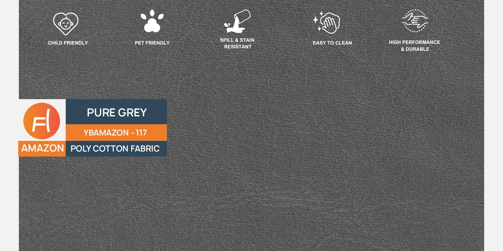 Woody Fabric RHS Sectional Sofa (3+Lounger) In Pure Grey Colour - Febonic Living