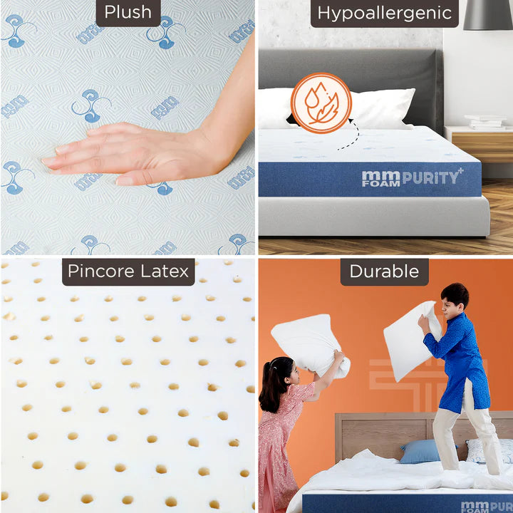 Purity+ Latex Hybrid Single Size Mattress With Pincore Technology