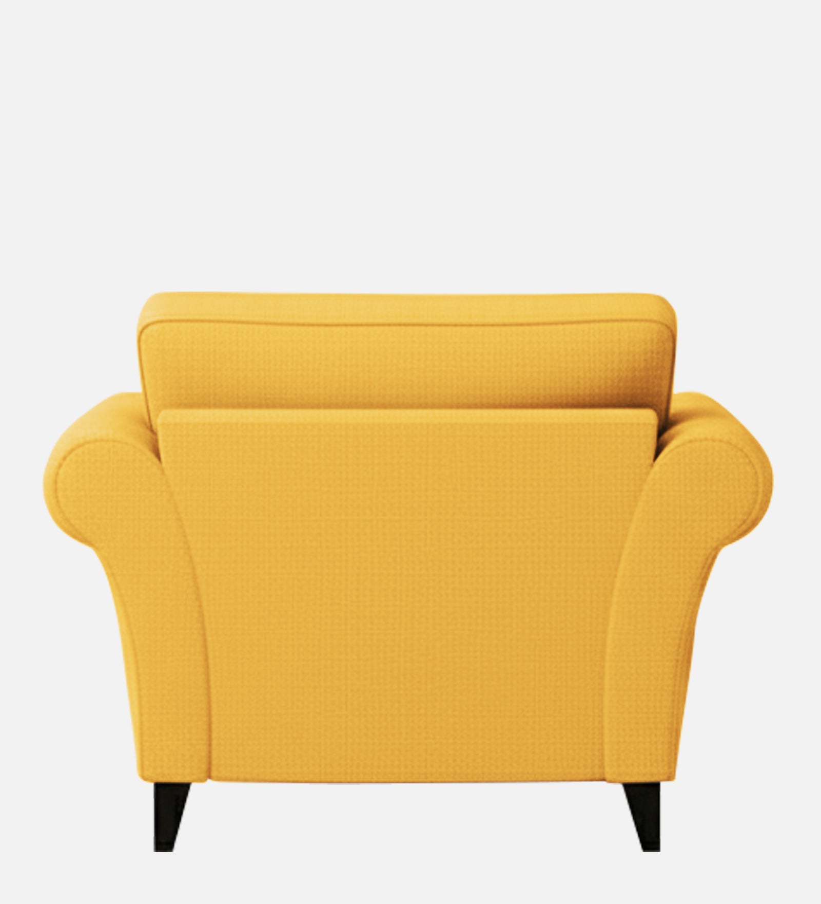 Rana Fabric 1 Seater Sofa In Bold Yellow Colour - Febonic Living