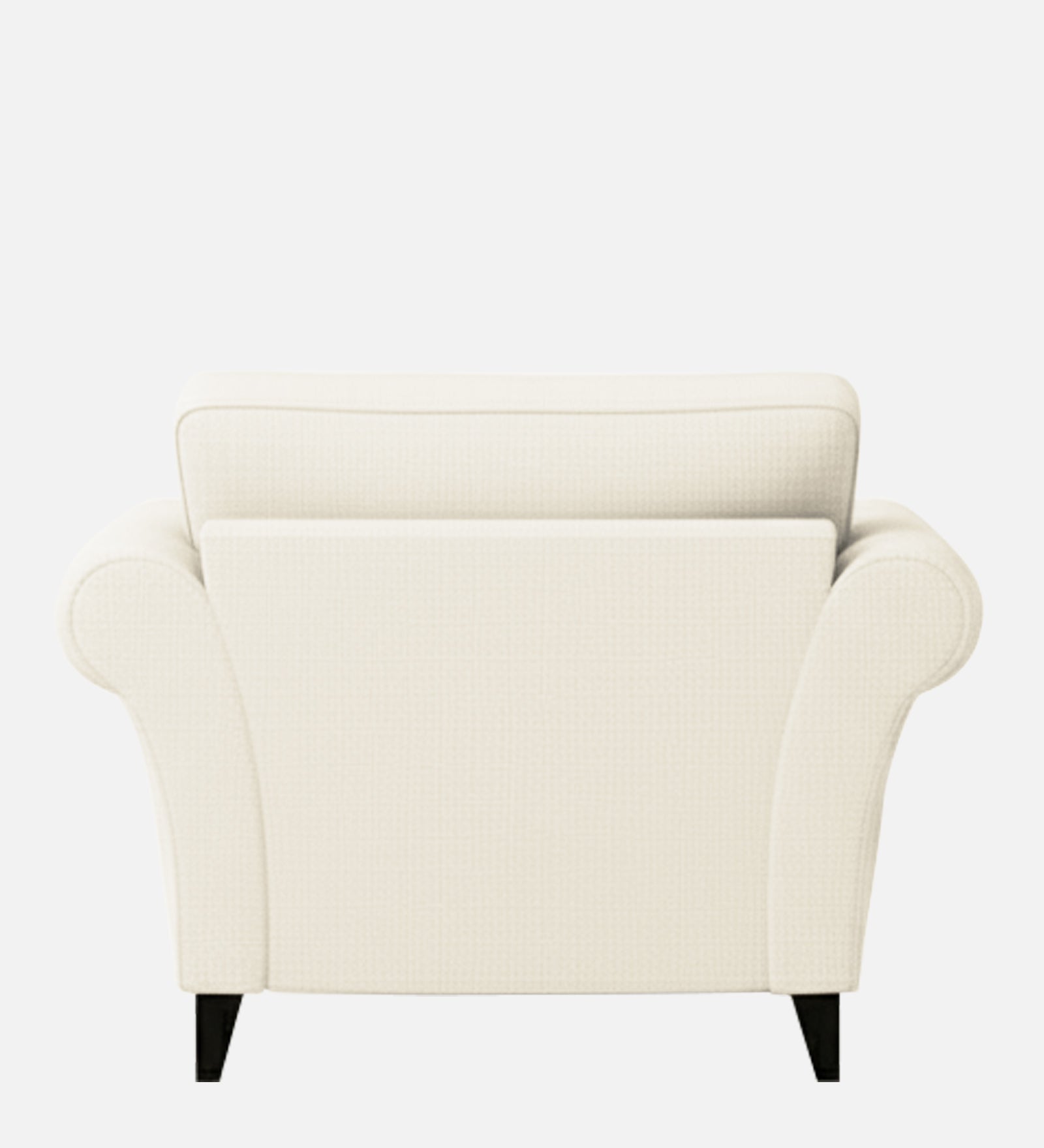 Rana Fabric 1 Seater Sofa In Ivory Cream Colour - Febonic Living