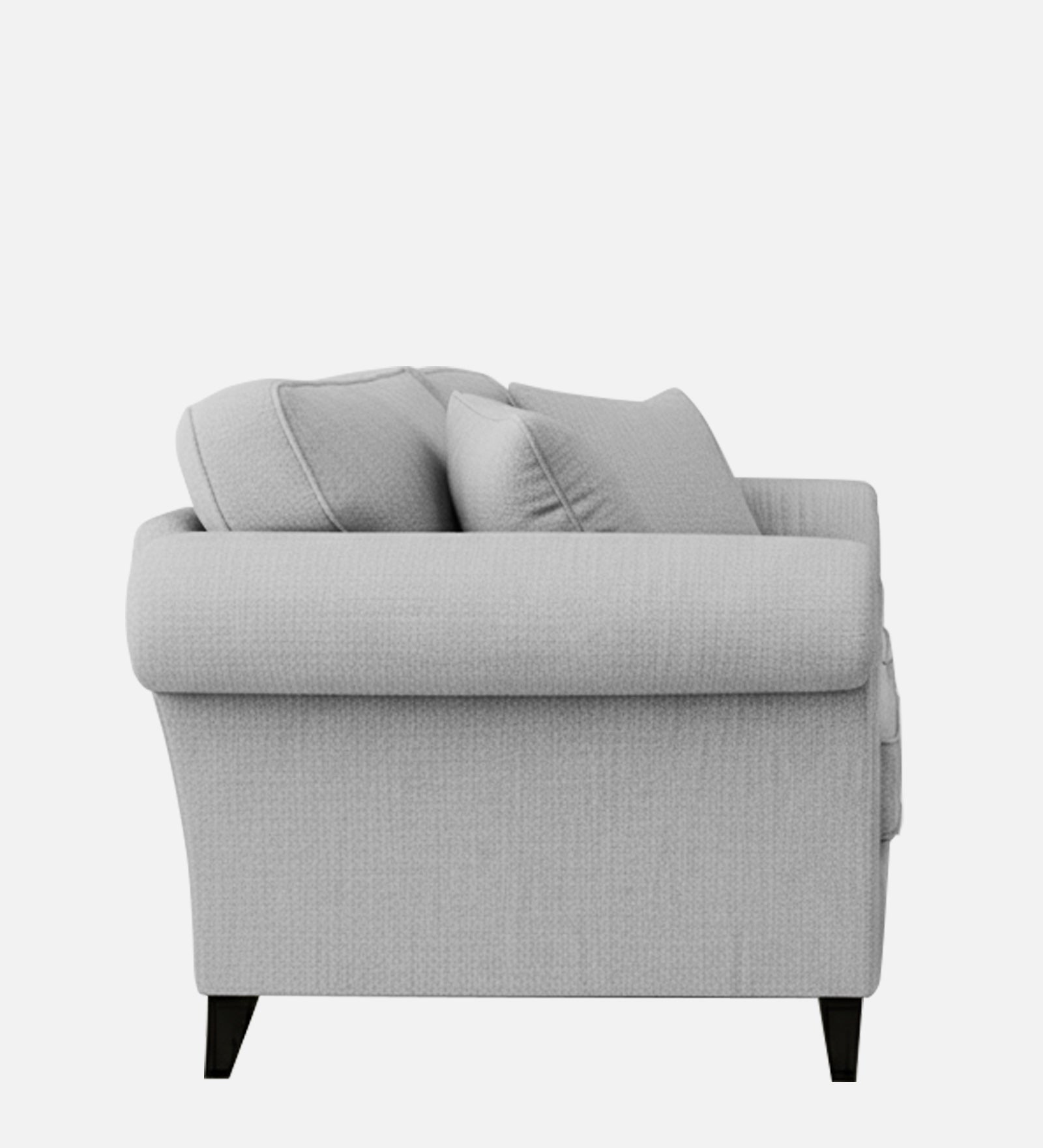 Rana Fabric 1 Seater Sofa In Lit Grey Colour - Febonic Living