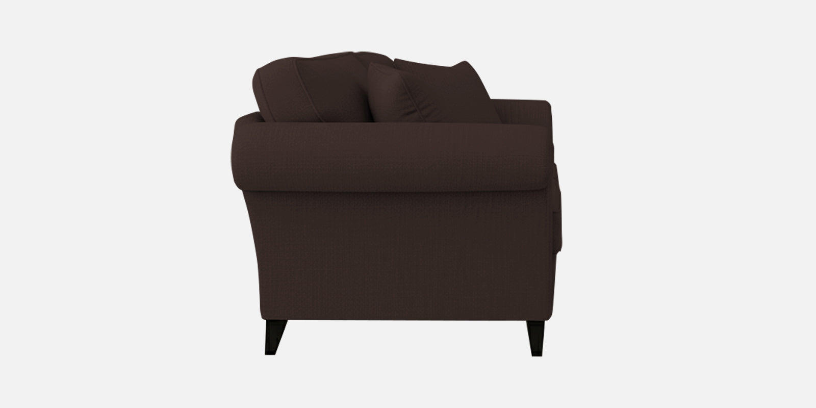 Rana Fabric 2 Seater Sofa In Coffee Brown Colour