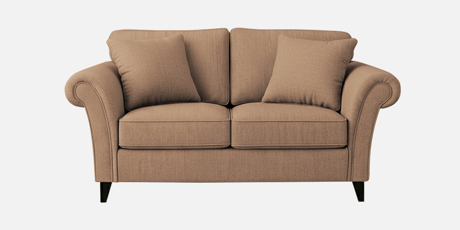 Rana Fabric 2 Seater Sofa In Cosmic Beige Colour