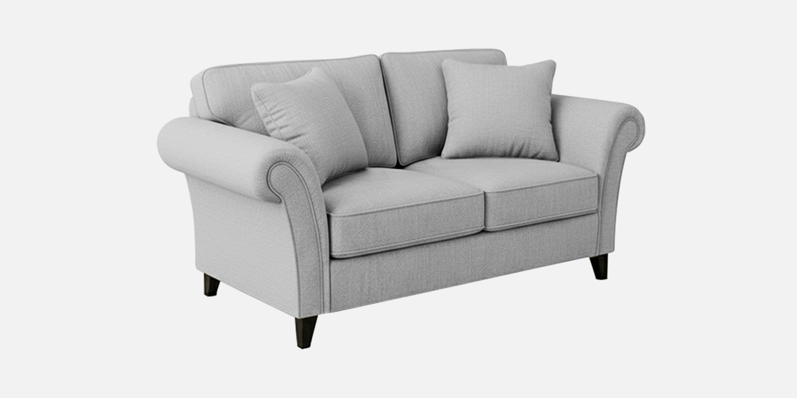 Rana Fabric 2 Seater Sofa In Lit Grey Colour