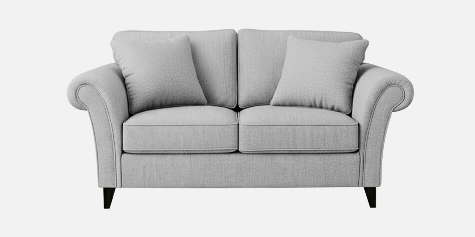 Rana Fabric 2 Seater Sofa In Lit Grey Colour