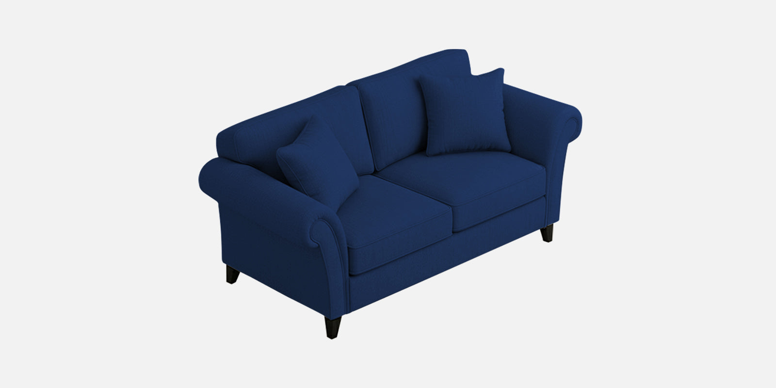 Rana Fabric 2 Seater Sofa In Royal Blue Colour