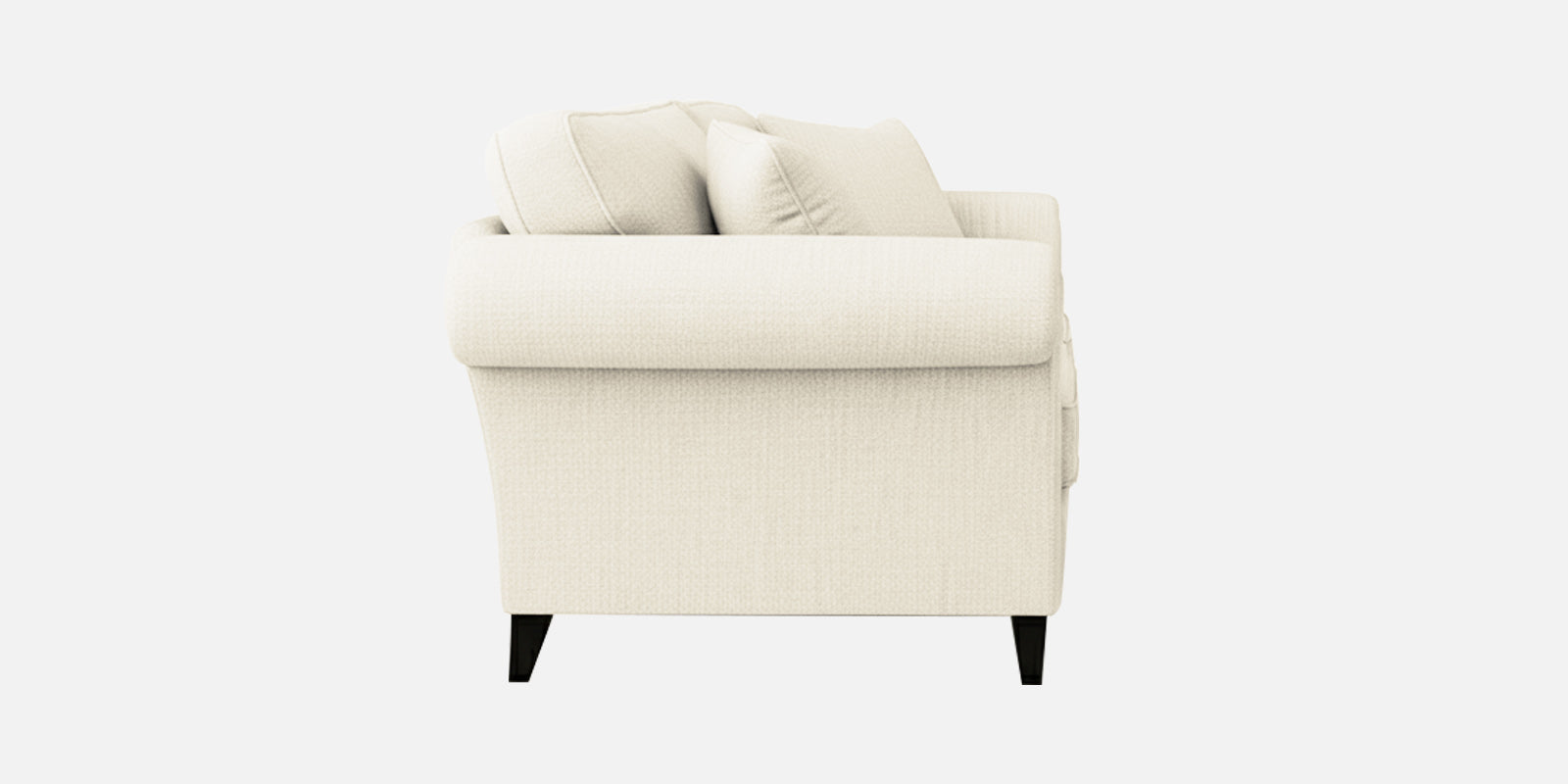 Rana Fabric 3 Seater Sofa In Ivory Cream Colour - Febonic Living