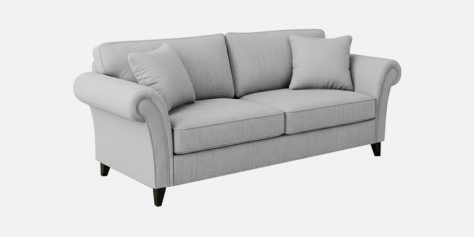 Rana Fabric 3 Seater Sofa In Lit Grey Colour