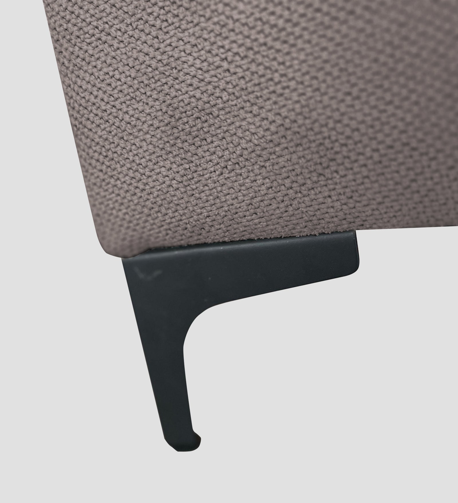 Rocar Fabric 1 Seater Sofa In Silk Grey Colour