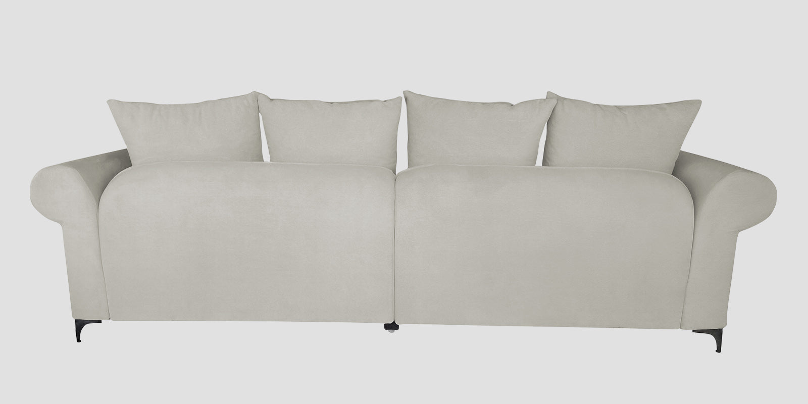 Rocar Fabric 4 Seater Sofa In Bone Beige Colour