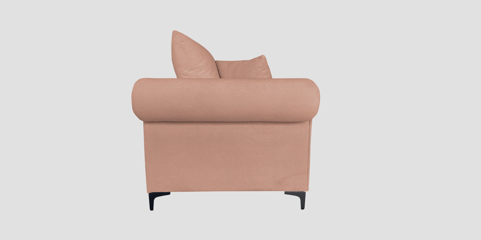 Rocar Fabric 4 Seater Sofa In Maple Pink Colour