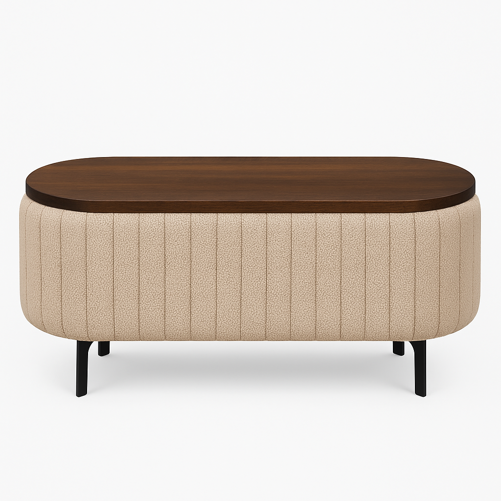 Rocar Teak Wood Coffee Table In Provincial Teak Finish