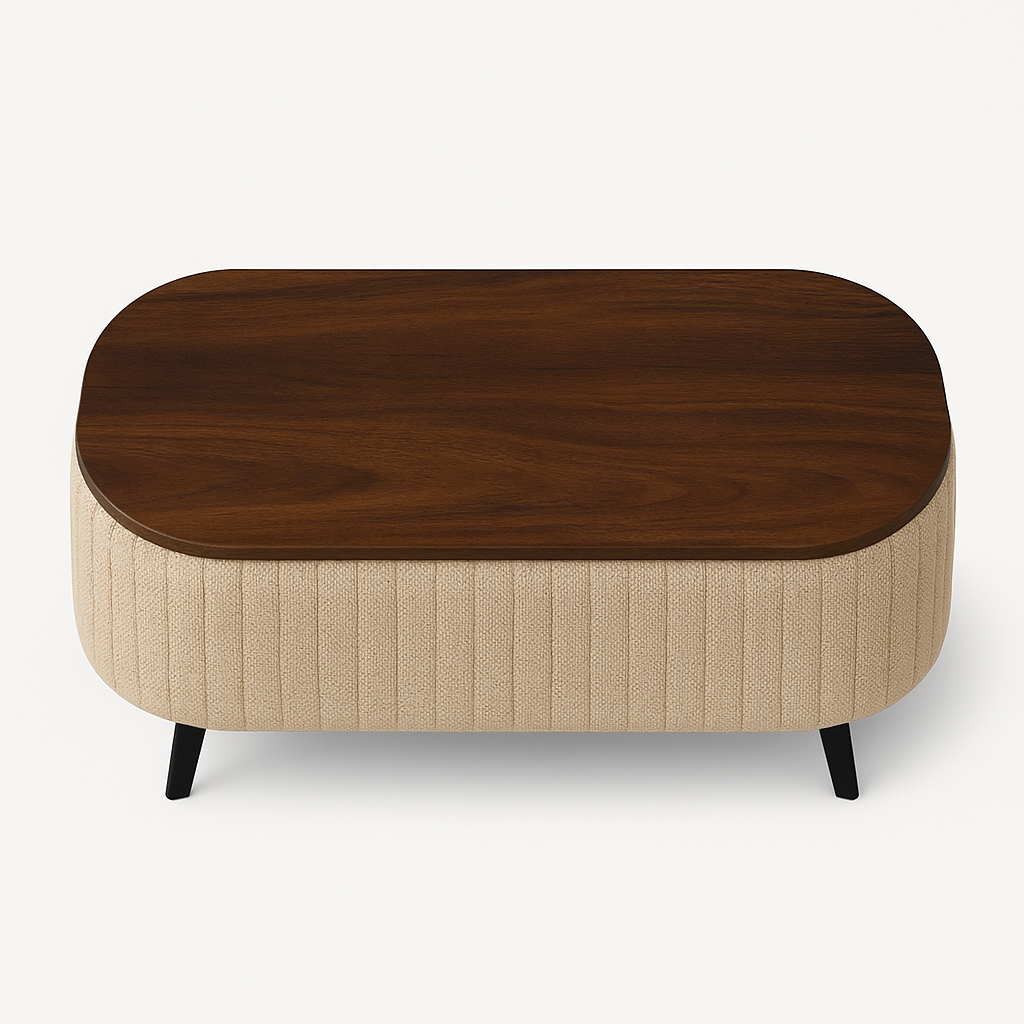 Rocar Teak Wood Coffee Table In Provincial Teak Finish