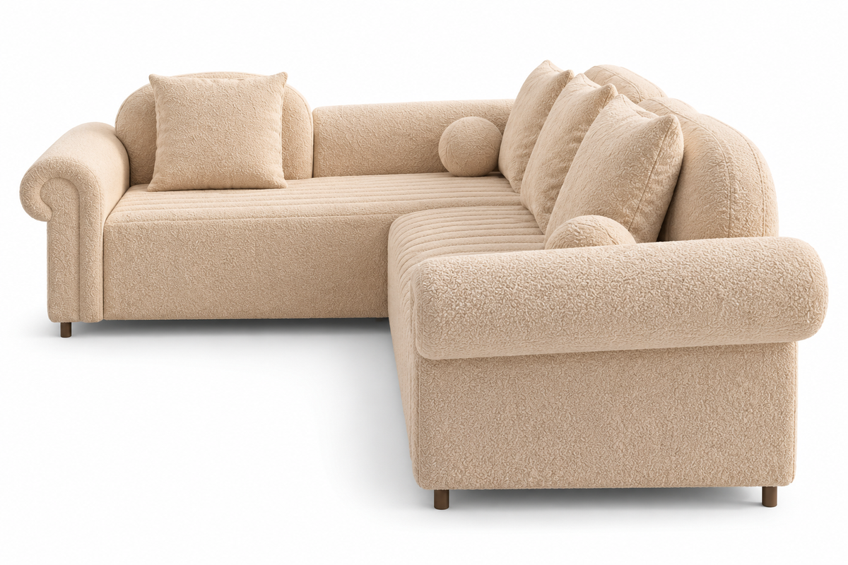 Rocar Signature Corner Sofa - Butter Beige