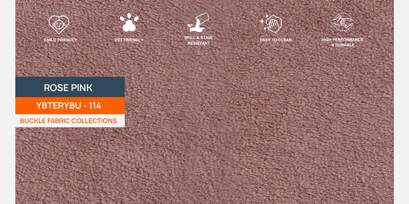 Corny Boucle Fabric 3 Seater Sofa In Rose Pink Colour - Febonic Living