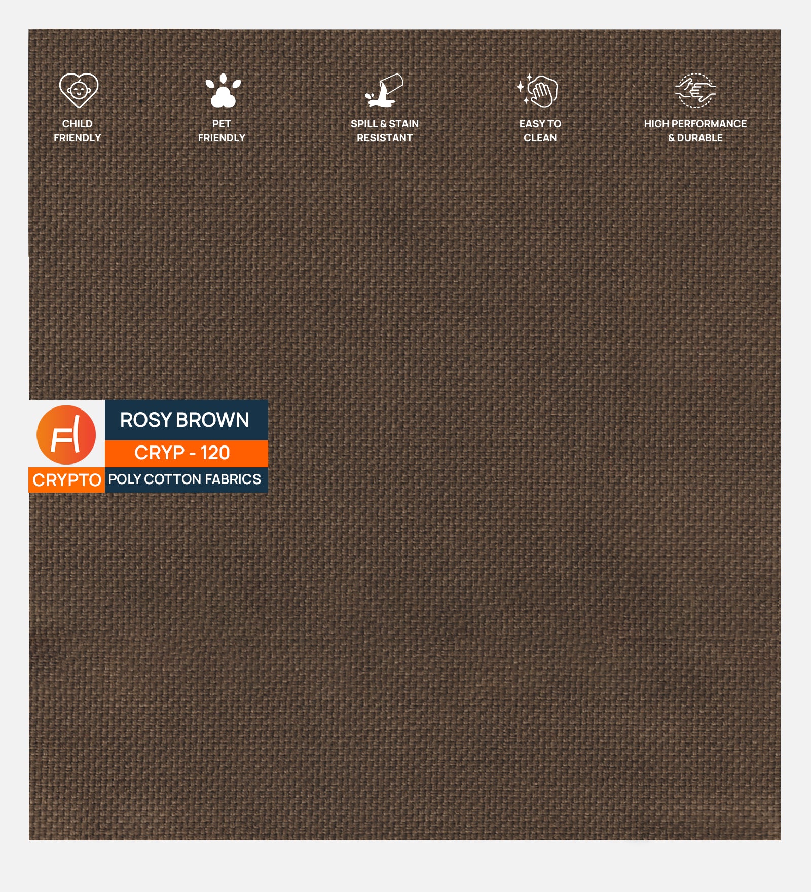 Goofy Fabric 1 Seater Sofa In Rosy Brown Colour - Febonic Living