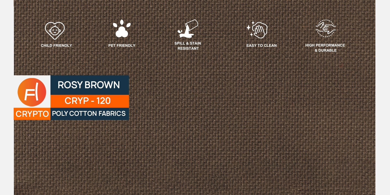 Goofy Fabric 2 Seater Sofa In Rosy Brown Colour - Febonic Living