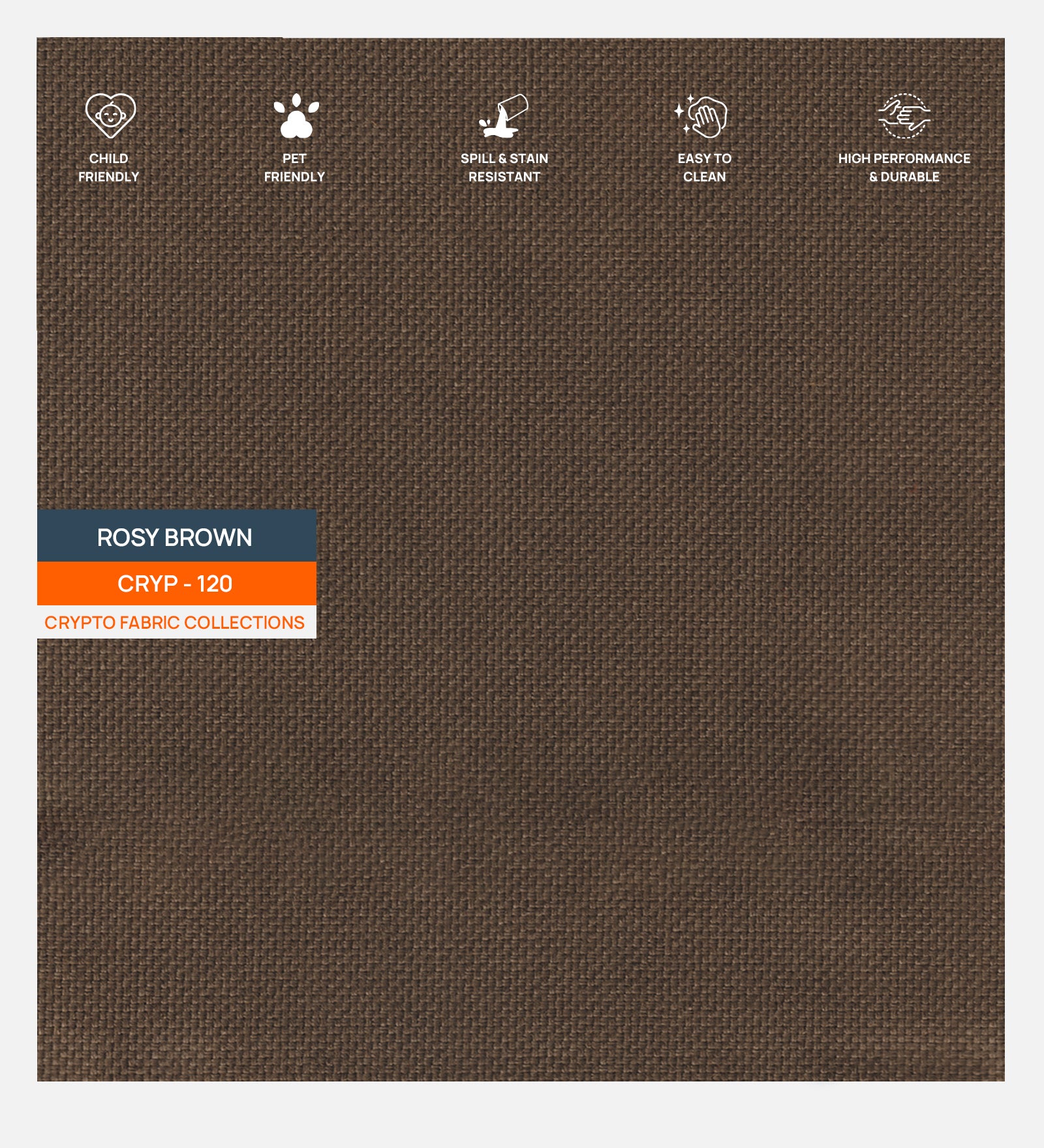 Lenin Crypto Fabric Rosy Brown 120 Code - Febonic Living