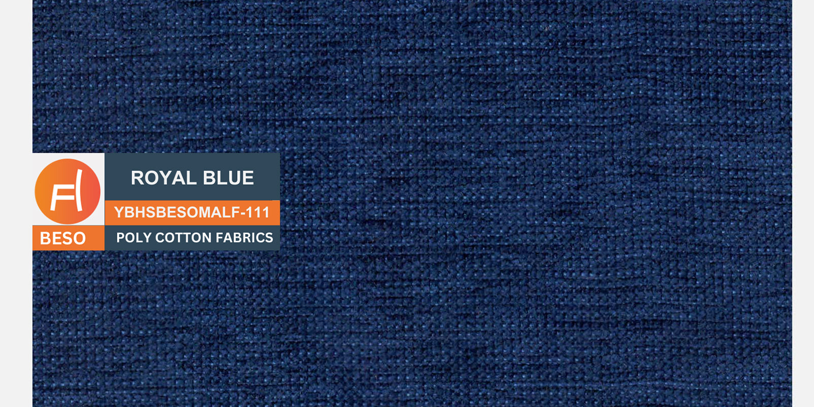 Thomas Fabric 3 Seater Sofa in Royal Blue Colour