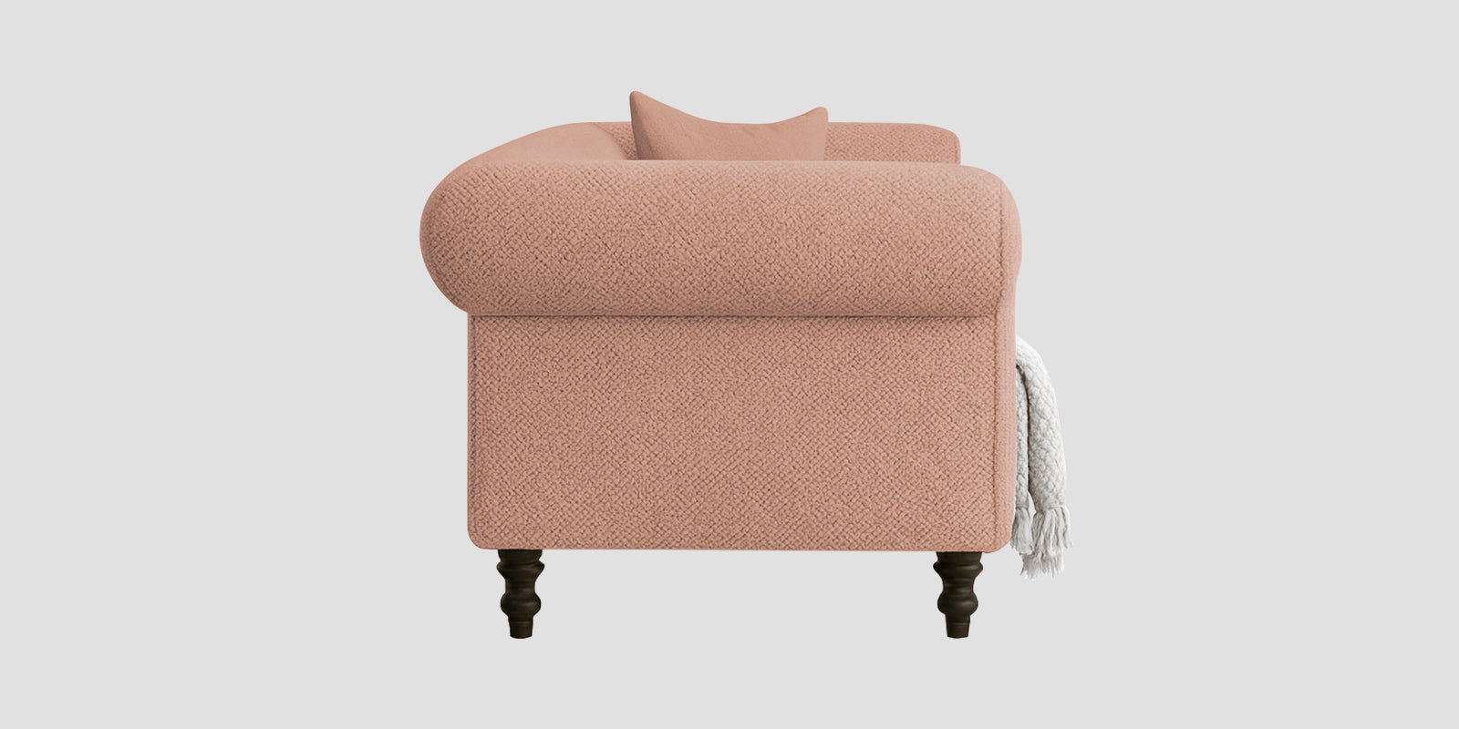 Sahara Fabric 2 Seater Sofa In Maple Pink Colour