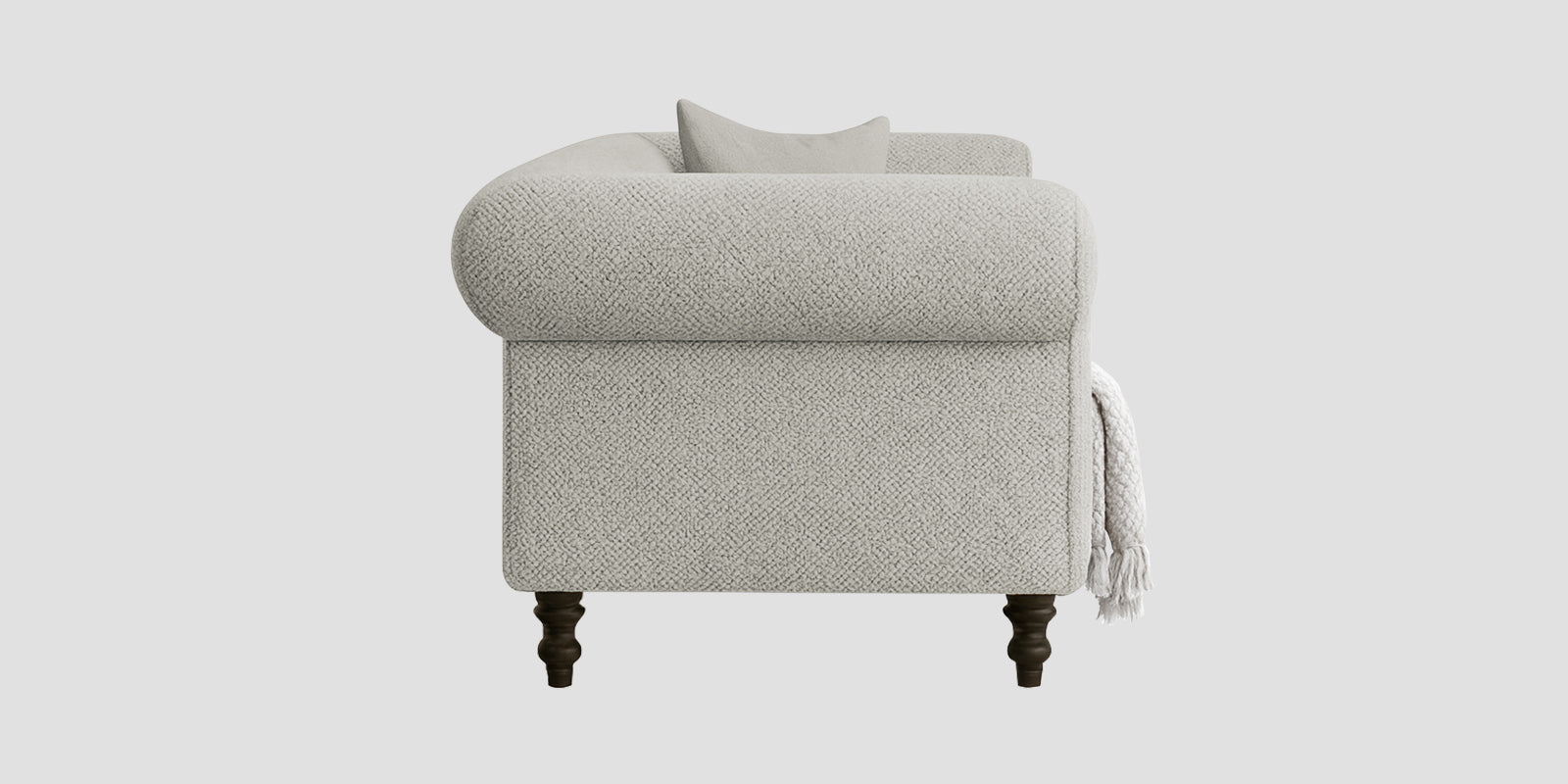 Sahara Fabric 3 Seater Sofa In Bone Beige Colour