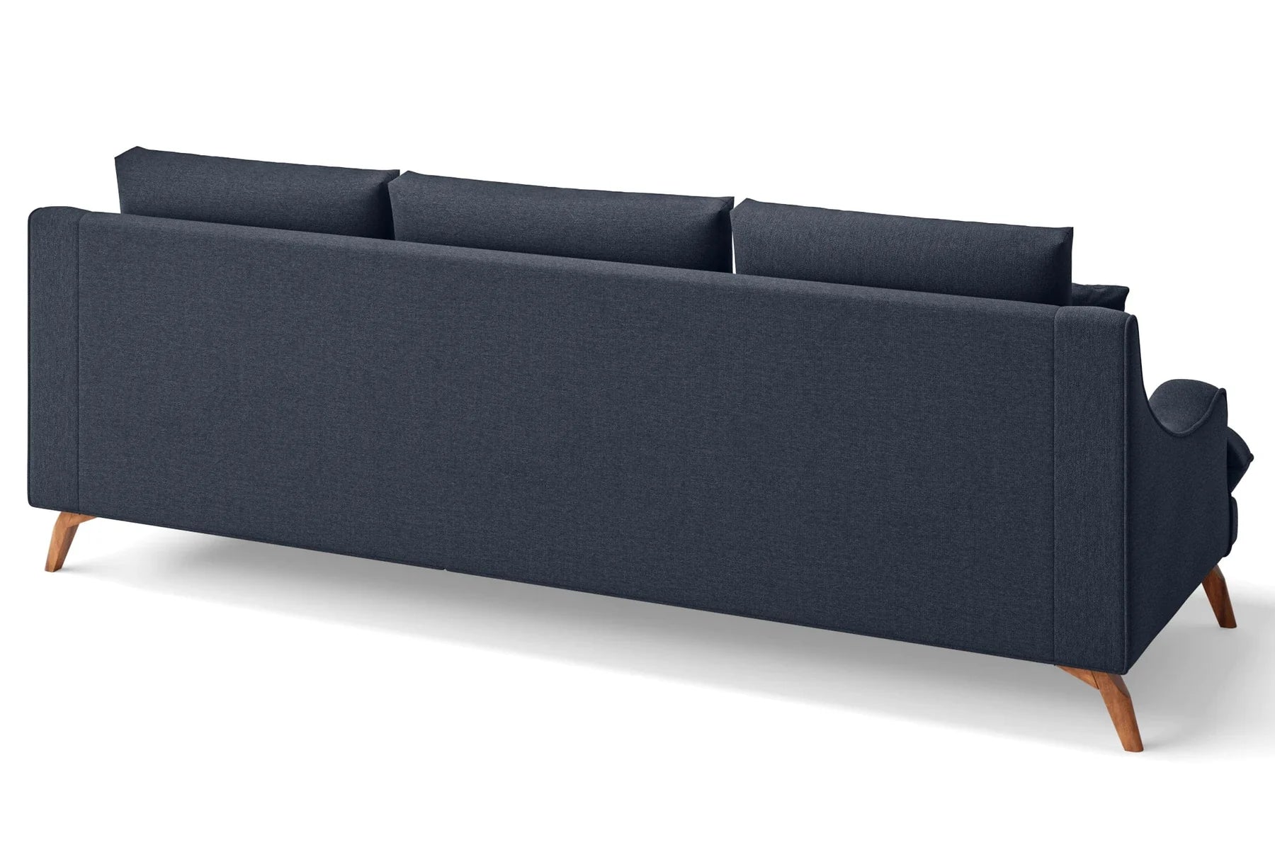 Savano Fabric 3 Seater Sofa In Denim Blue Colour - Febonic Living