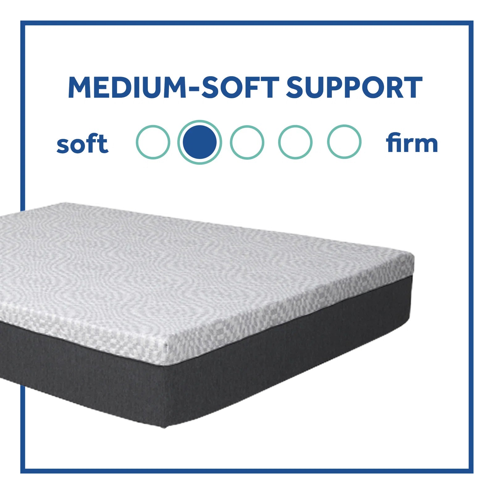 Cool 12" Medium Memory Foam King Size Mattress - Febonic Living