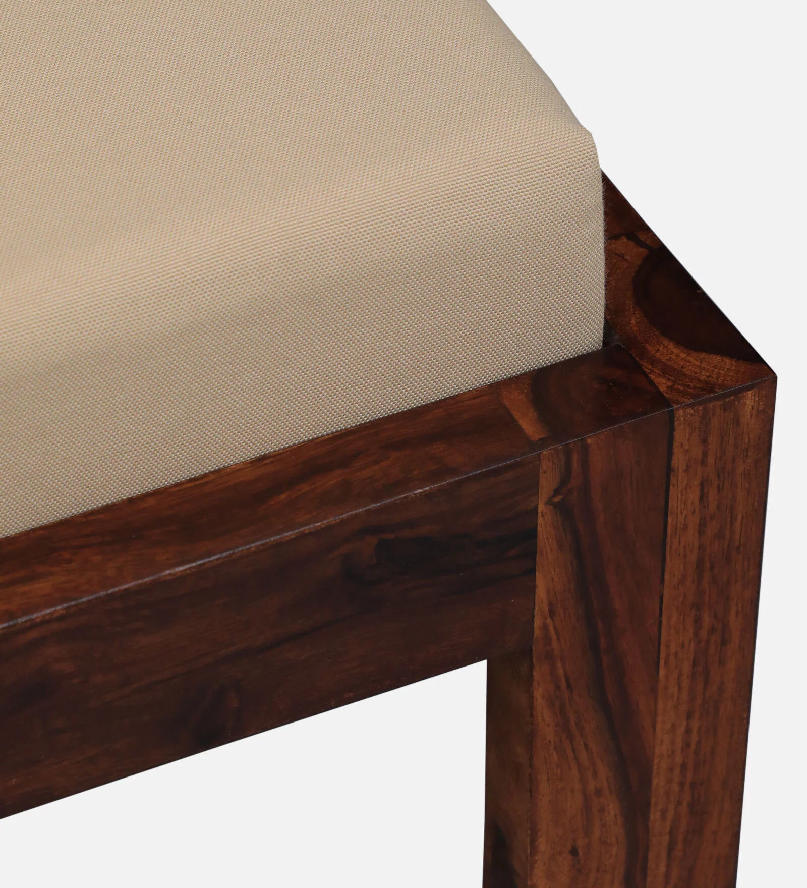 Nizwa Solid Wood Nesting Coffee Table Set in Honey Oak Finish With Cushioned Stools - Febonic Living