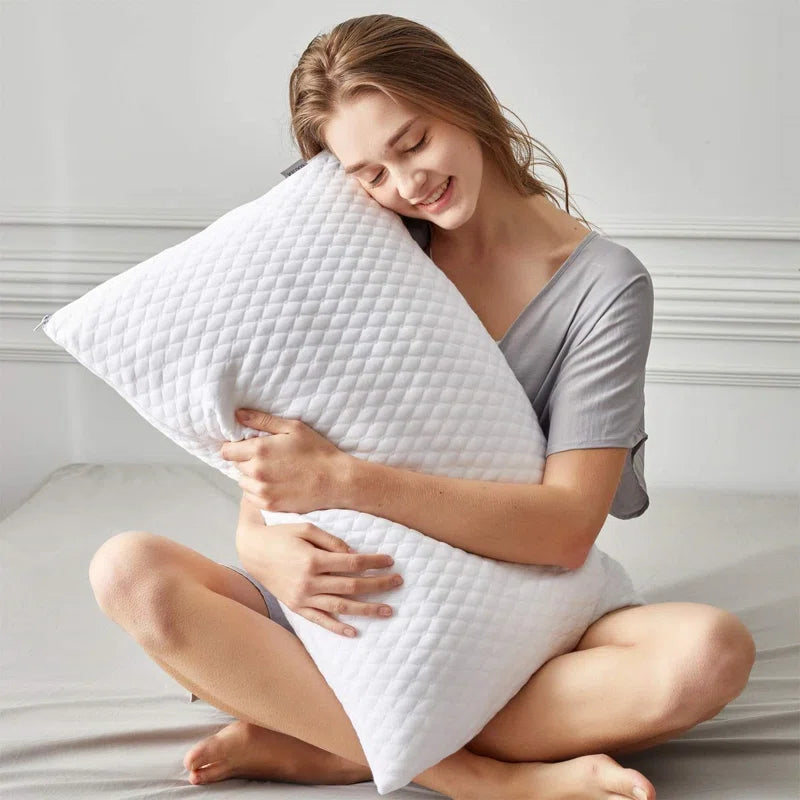 Kian Shredded (20x10) Memory Foam Pillows (Pack of 2) - Febonic Living