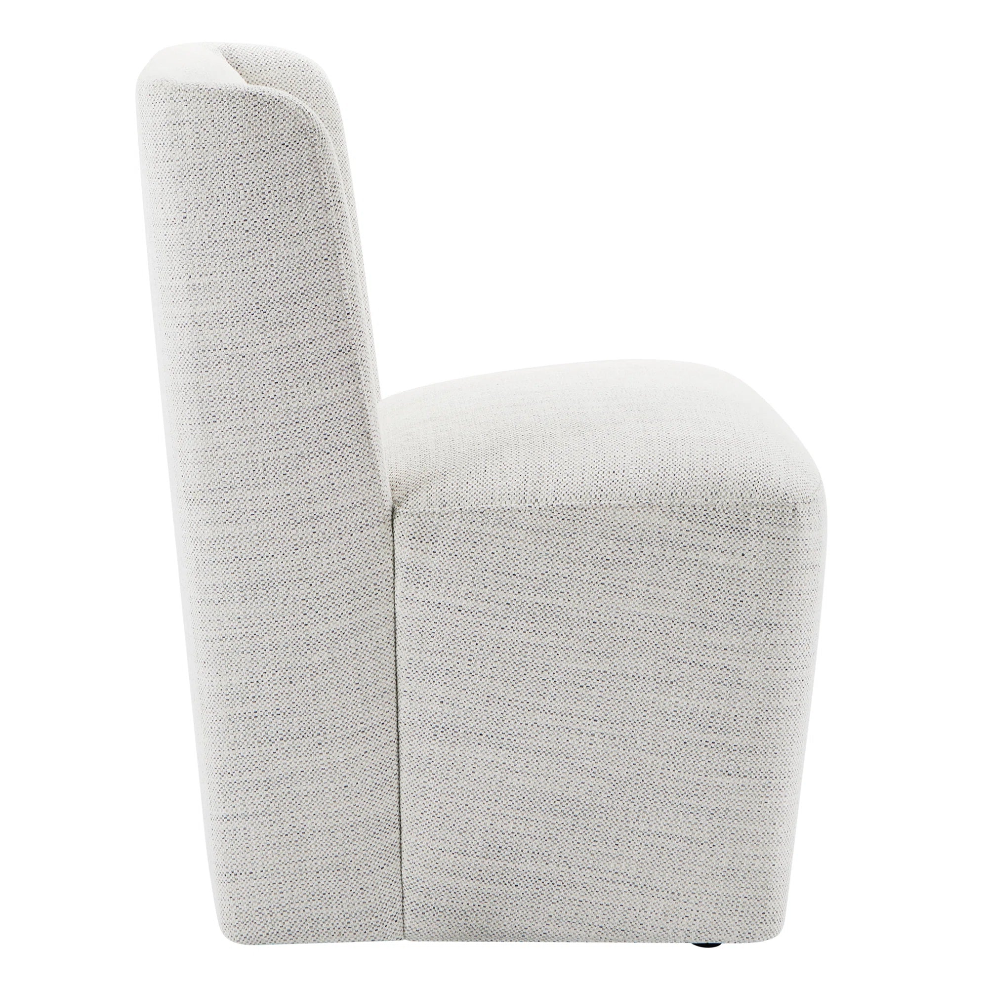 Slava Fabric Dining Chair In Lit Grey Colour (Set of 2)