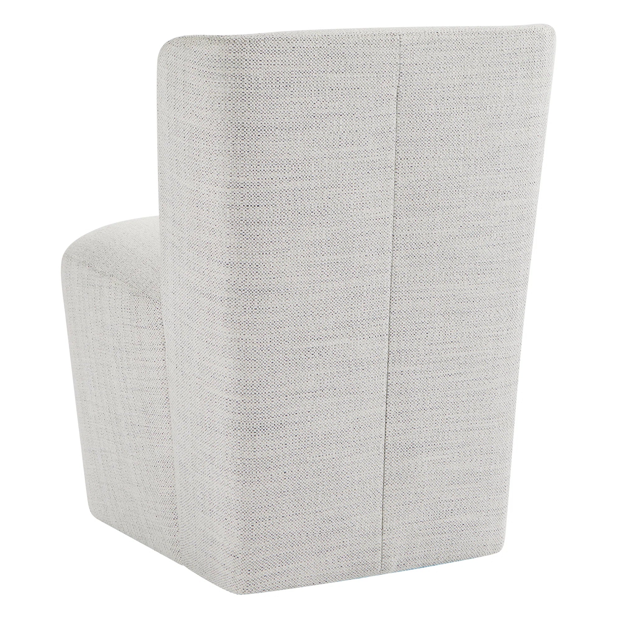 Slava Fabric Dining Chair In Lit Grey Colour (Set of 2)