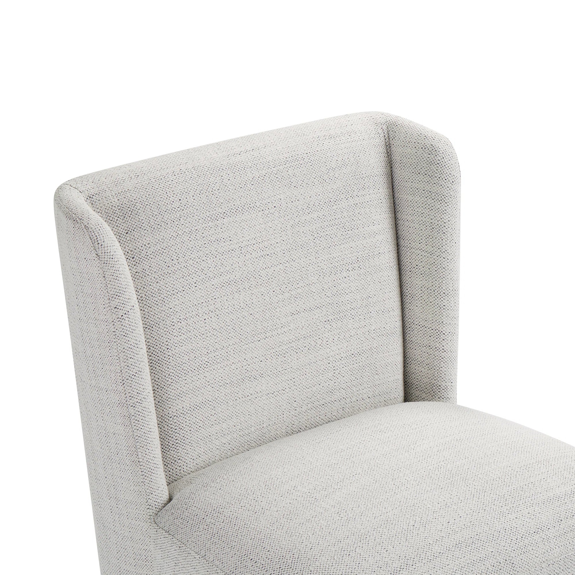Slava Fabric Dining Chair In Lit Grey Colour (Set of 2)