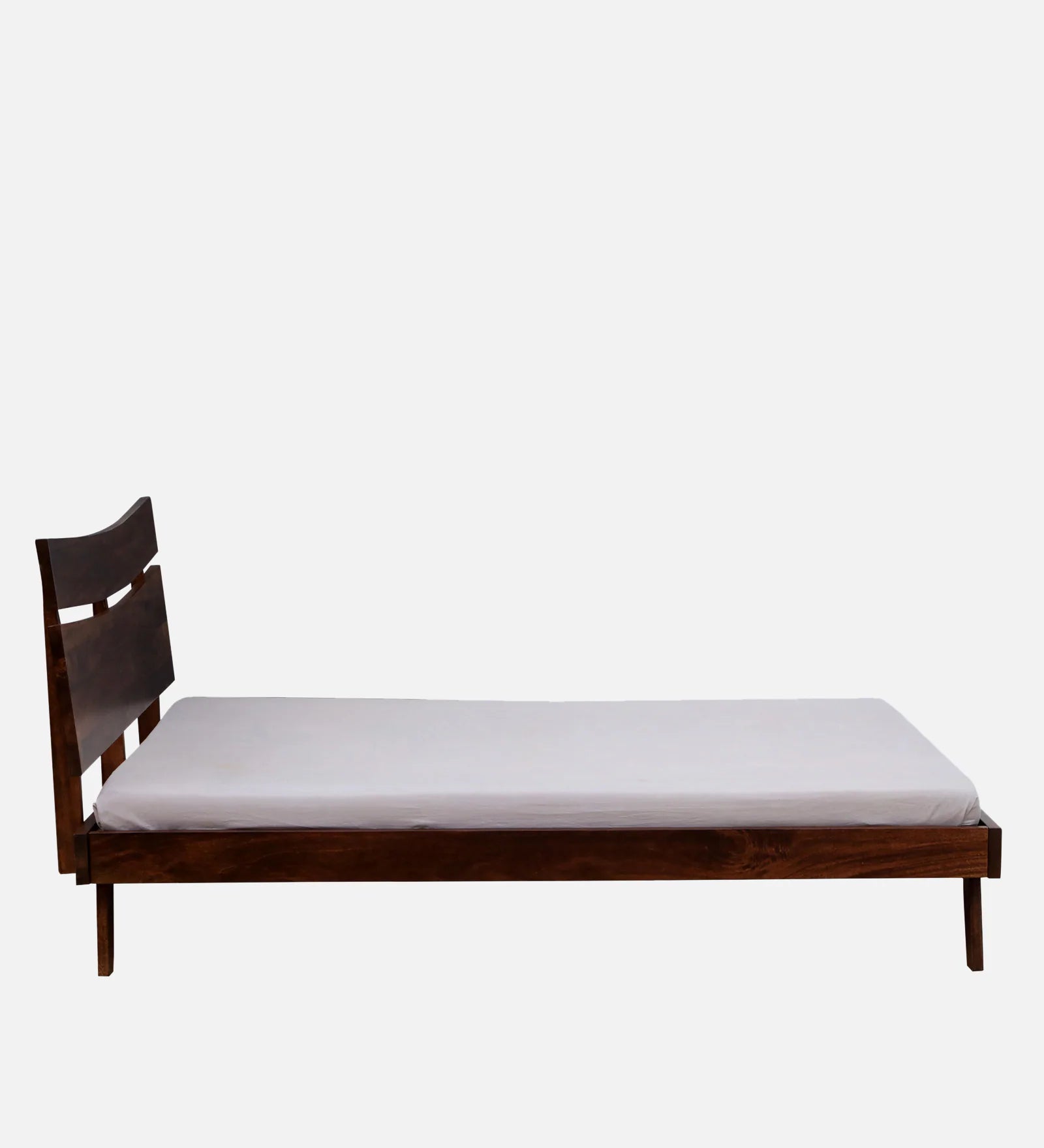 Manas Solid Wood Queen Size Bed In Tubbaq Finish - Febonic Living